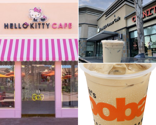Cafes in SoCal cover photo collage