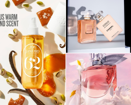 Perfumes & Body Sprays cover photo collage