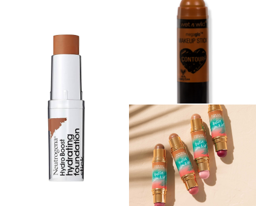 Best Drugstore Stick Makeup. Quick & Easy Routine 💄✨ cover photo collage