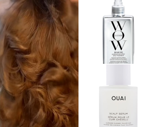 Hair care cover photo collage