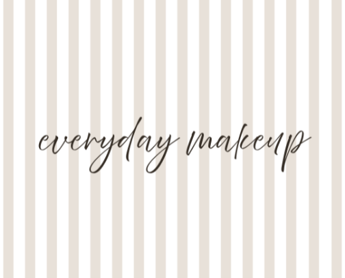 my everyday makeup bag cover photo collage