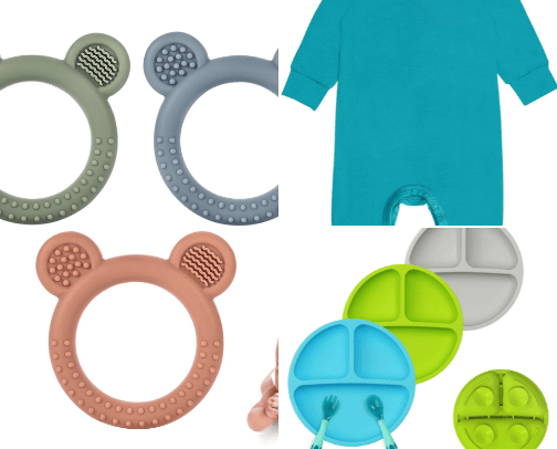 Baby items cover photo collage