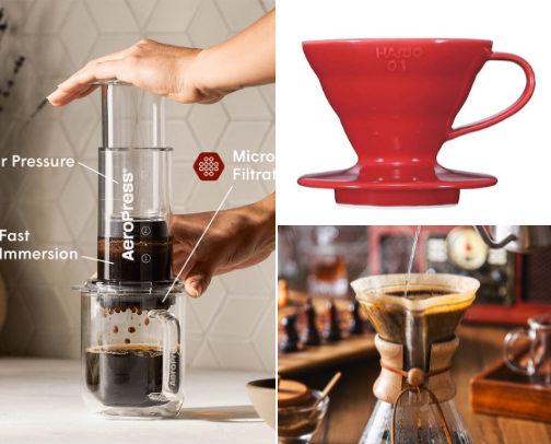 Best Coffee Gear for Home cover photo collage
