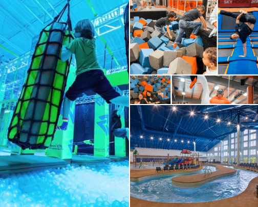 Mom I’m Bored—Places to go, things to do, & ways to keep your kids entertained.🎢 🎮 cover photo collage