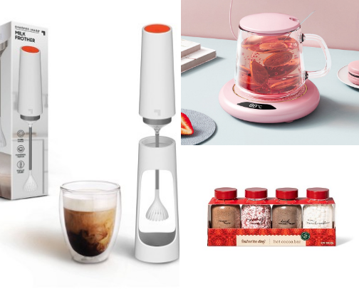 Coffee Cocoa + Tea Must Haves cover photo collage