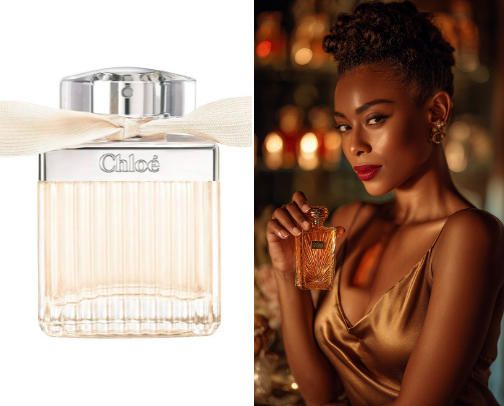 Scents That Slay: Designer, Dupes & Everyday Bombshells cover photo collage