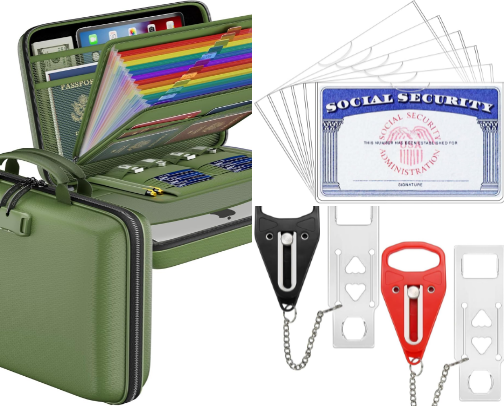 Everyday Household Security Items I Use to Keep Me Organized and Safe cover photo collage