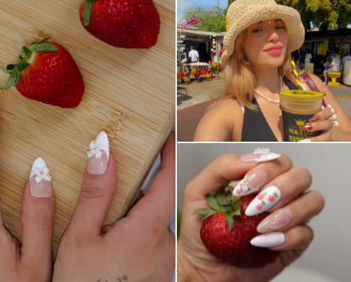 Handmade Luxury Press-on nails 💅 cover photo collage