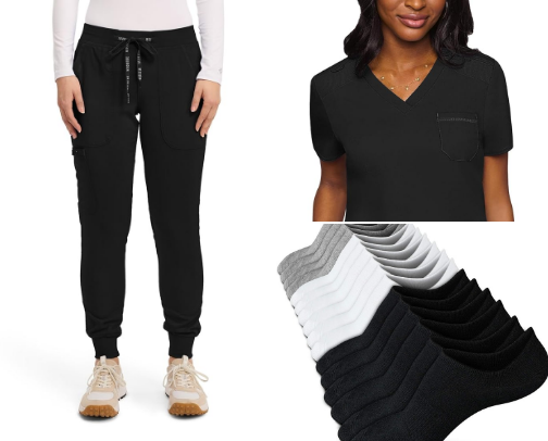 Scrub Squad Essentials: The Items I Swear By💉💘 cover photo collage