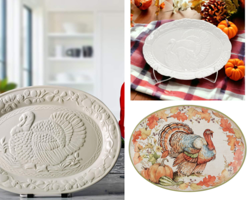 Thanksgiving Platters and Trays cover photo collage