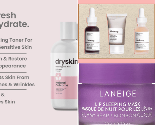 Glow-Getter's Treasure Chest: Skincare Secrets💗💗 cover photo collage