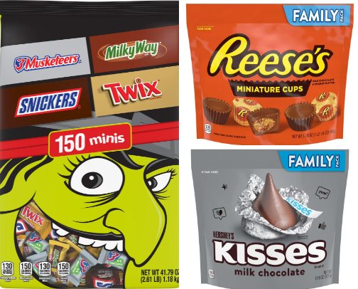 Halloween sweets and treats cover photo collage