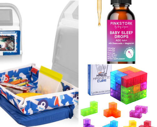 Toddler Air Plane Travel Essentials ✈️🍼👶 cover photo collage