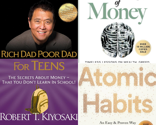 Books that actually helped me grow 🌱 cover photo collage
