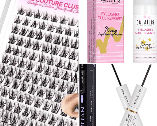 Life’s too short for short lashes cover photo collage