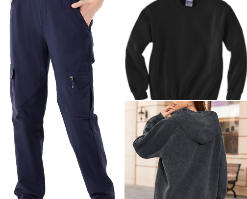 Work clothes cover photo collage