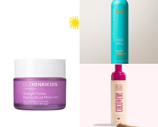 My top beauty products cover photo collage