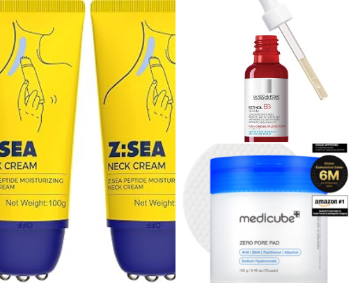 Skincare cover photo collage