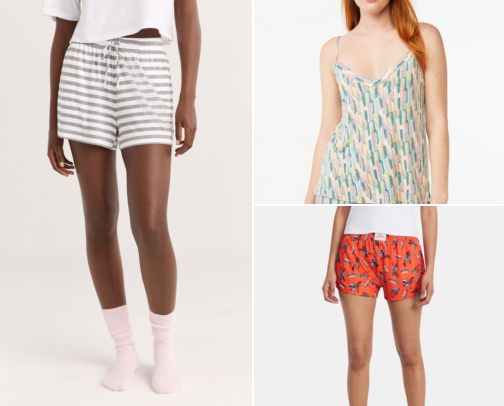 Top 10 Knit Sleep Shorts cover photo collage