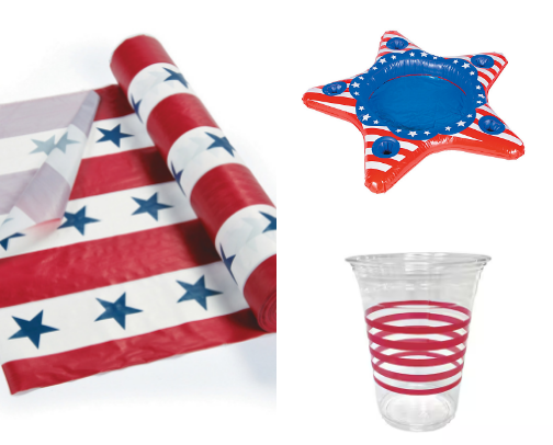 4th of July Party Decor cover photo collage