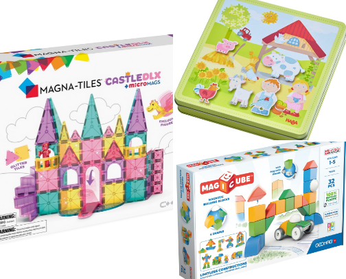 Grandma-Approved Toys & Books That Don’t Make a Mess cover photo collage