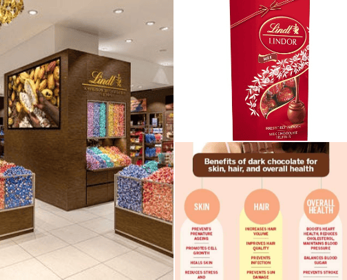 Coffee and chocolate cover photo collage