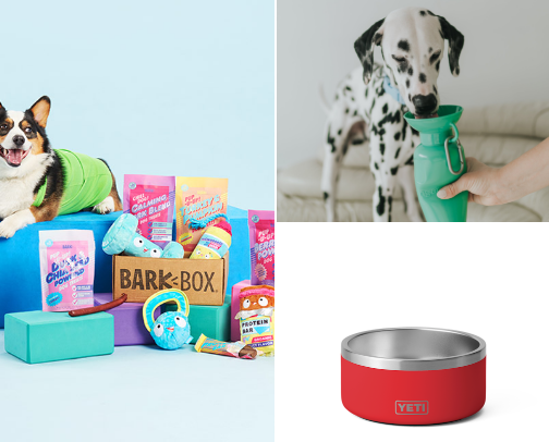 Dog Products I love cover photo collage