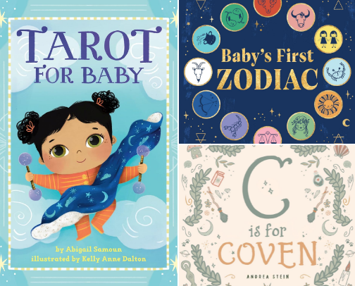 Spiritual & Witchy Books for Kids & Teens cover photo collage