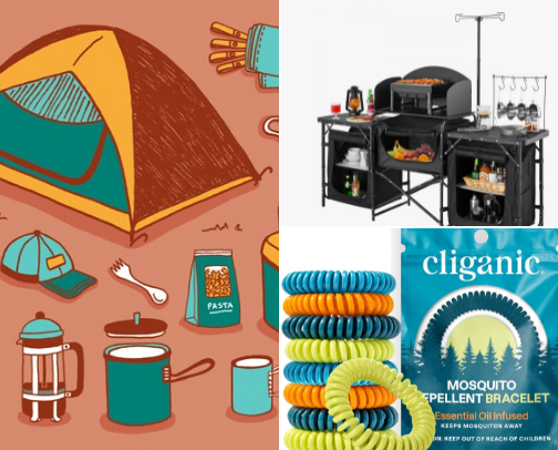 Camping Favorites For Family Camping Trips and Camping Essentials 2026 🏕️ cover photo collage