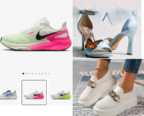 Shoes and Footwear cover photo collage
