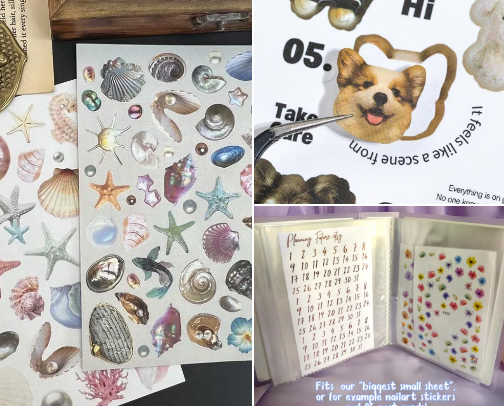 New year, new Stickers!🎉✨ cover photo collage