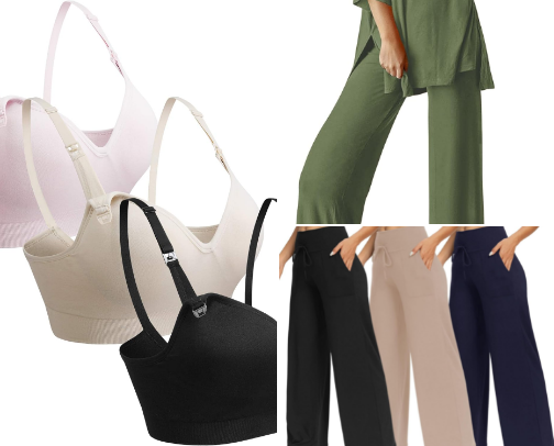 Postpartum essentials cover photo collage