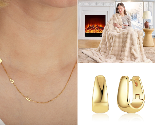 Girl gifting cover photo collage