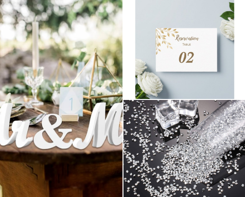 Budget-Friendly Wedding Decor cover photo collage
