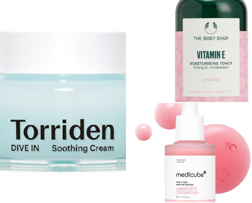 Clear Skin Skincare Essentials for Cozy Night Routines cover photo collage