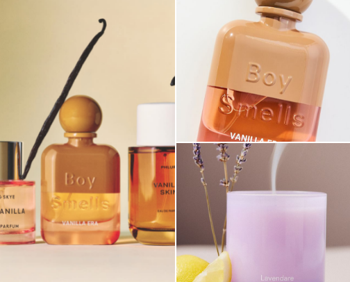 Ferfume scent cover photo collage