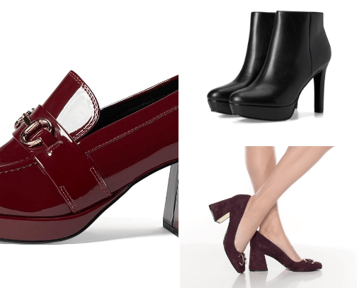 Woman & Man  Shoes cover photo collage