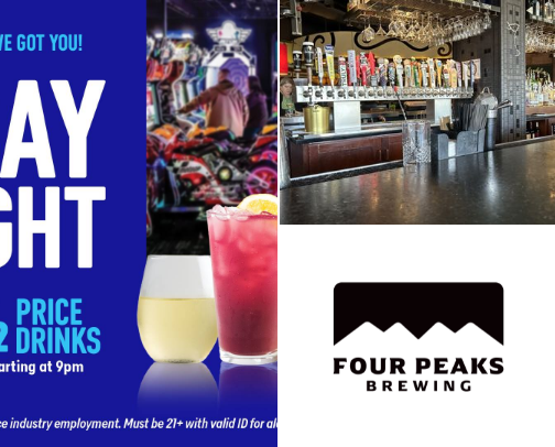 Places in Tempe to go with friends to drink! cover photo collage