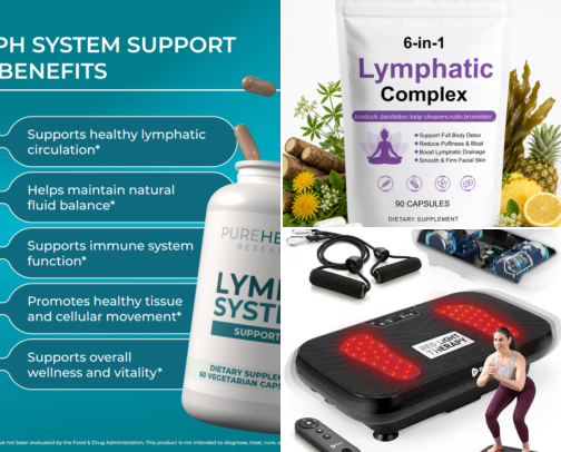 Best Lymphatic Drainage Products cover photo collage