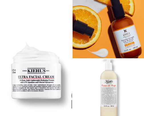 Kiehls skincare 🧴 cover photo collage