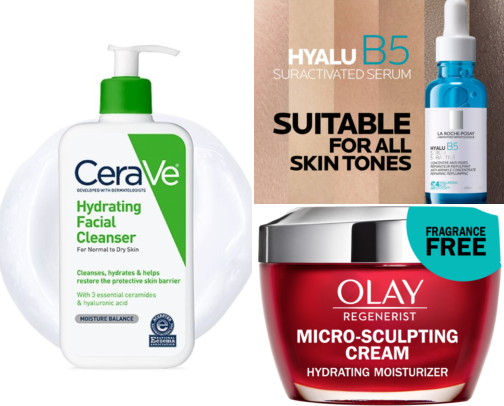 Skincare Essentials for Mature Skin cover photo collage