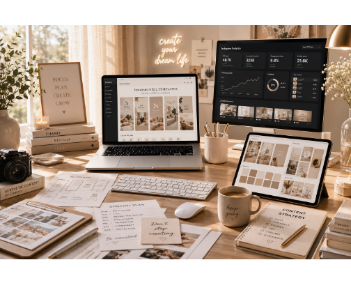 Best AI & Canva Resources for Instagram Creators in 2026: Reels, Content & Branding Toolkit cover photo collage