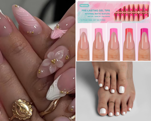 DIY SALON Nails at Home cover photo collage