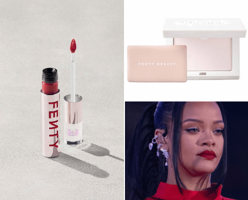 Rihanna NFL MakeUp cover photo collage