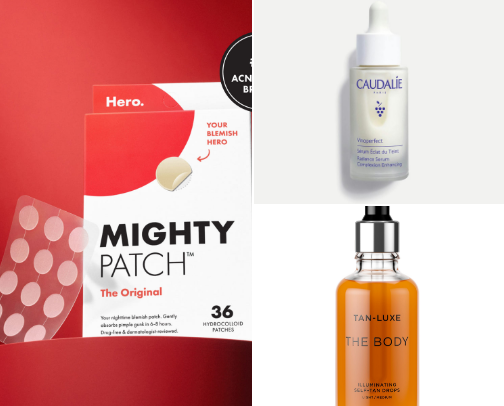 Skincare cover photo collage