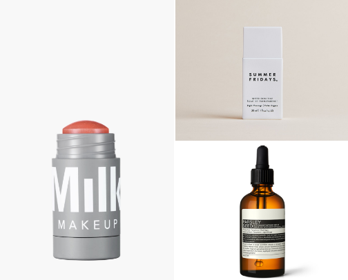 Makeup and Skincare for a Minimal Look cover photo collage