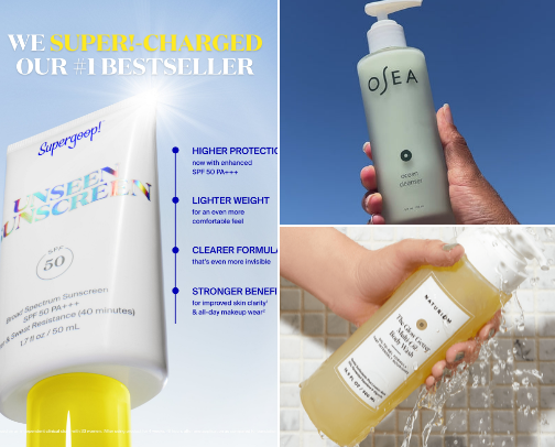 Clean Skincare Club Essentials cover photo collage