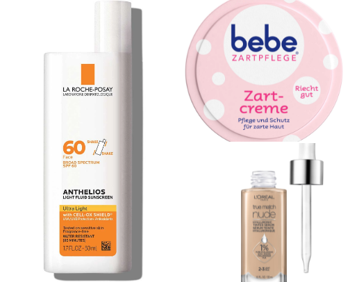 Make up for acne prone skin cover photo collage