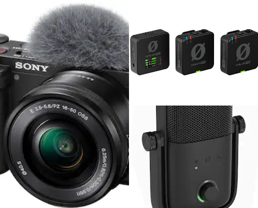 Beginner Content Creation & Video Setup Gear That Actually Looks Professional📷🤳🏻 cover photo collage