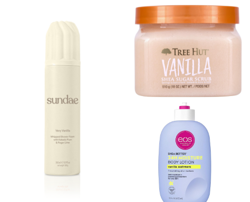 The Ultimate Vanilla Scented Beauty Guide 🤍🦢 cover photo collage